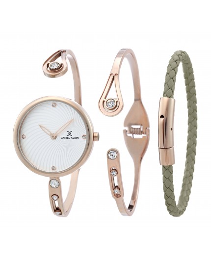Montre Daniel Klein femme bracelet acier