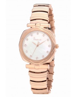 Montre Freelook femme bracelet acier rosé