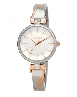 Montre Freelook femme bracelet acier rosé