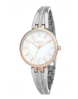 Montre Freelook femme bracelet acier rosé