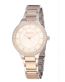 Montre Freelook femme bracelet acier rosé