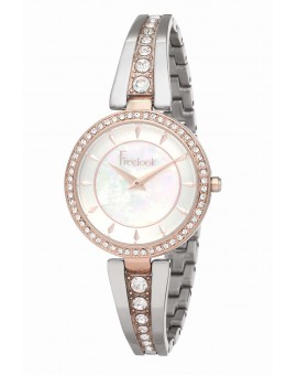 Montre Freelook femme bracelet acier rosé