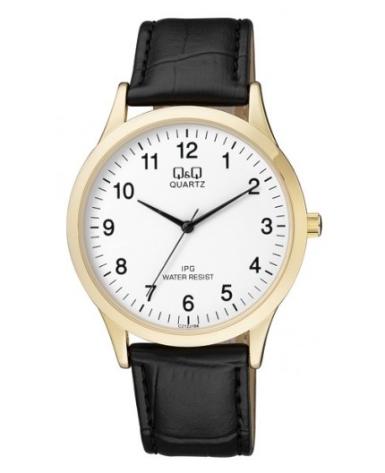 Montre Q&Q homme bracelet cuir