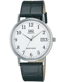 Montre Q&Q homme bracelet cuir date