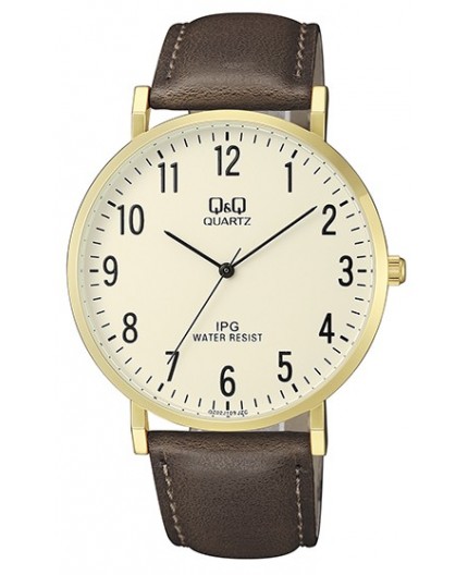 Montre Q&Q homme bracelet cuir