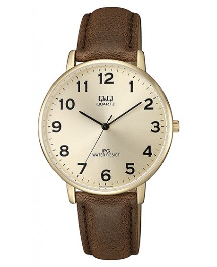 Montre Q&Q homme bracelet cuir