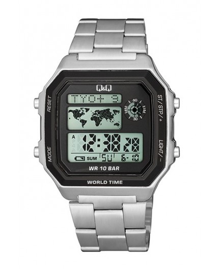 Montre Q&Q Homme Métal LCD Montre Q&Q Homme Métal LCD