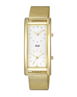 Montre Q&Q Métal Femme dorée double affichage