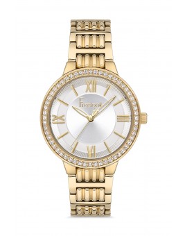 Montre femme freelook métal dorée 