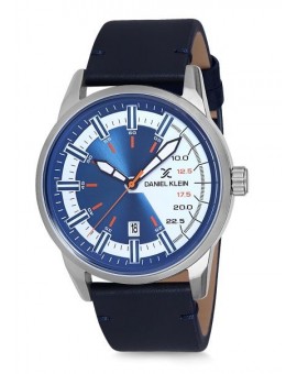 Daniel Klein Homme cuir bleue 