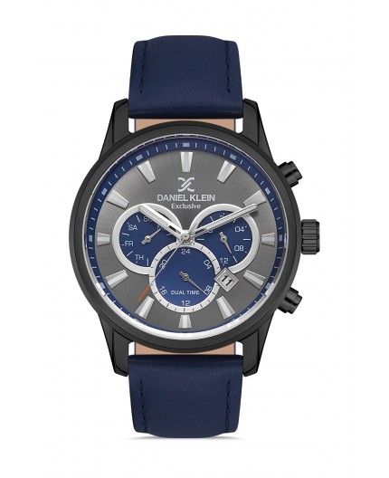 Daniel Klein Homme exclusive cuir bleu Daniel Klein Homme exclusive cuir bleu