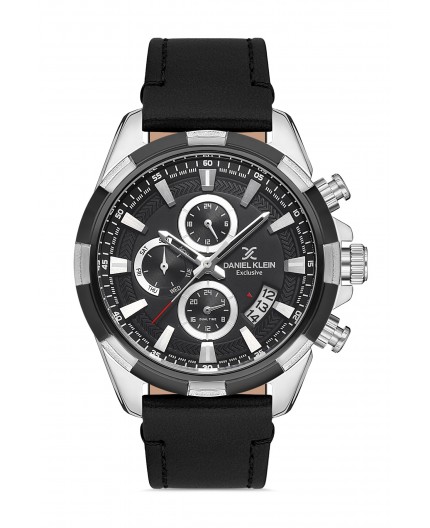 Daniel Klein Homme exclusive cuir noir Daniel Klein Homme exclusive cuir noir