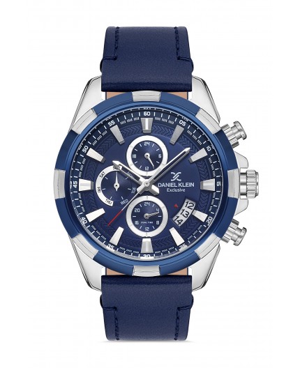 Daniel Klein Homme exclusive cuir bleu Daniel Klein Homme exclusive cuir bleu
