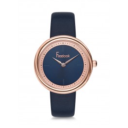 Montre Freelook femme.Bracelet cuir véritable. Montre Freelook femme.