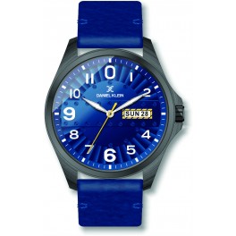 MONTRE DANIEL KLEIN HOMME CUIR Montre pour homme avec jour et date de la marque Daniel Klein diamètre 4 cm, garantie 2 ans.Modèle en bracelet cuir véritable.