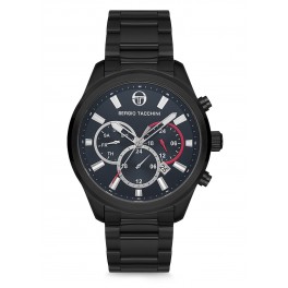 MONTRE SERGIO TACCHINI METAL 3 COMPTEURS SERGIO TACCHINI METAL 3 CPTRS