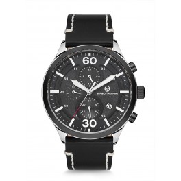 MONTRE SERGIO TACCHINI HOMME CUIR NOIR SERGIO TACCHINI CUIR NOIR